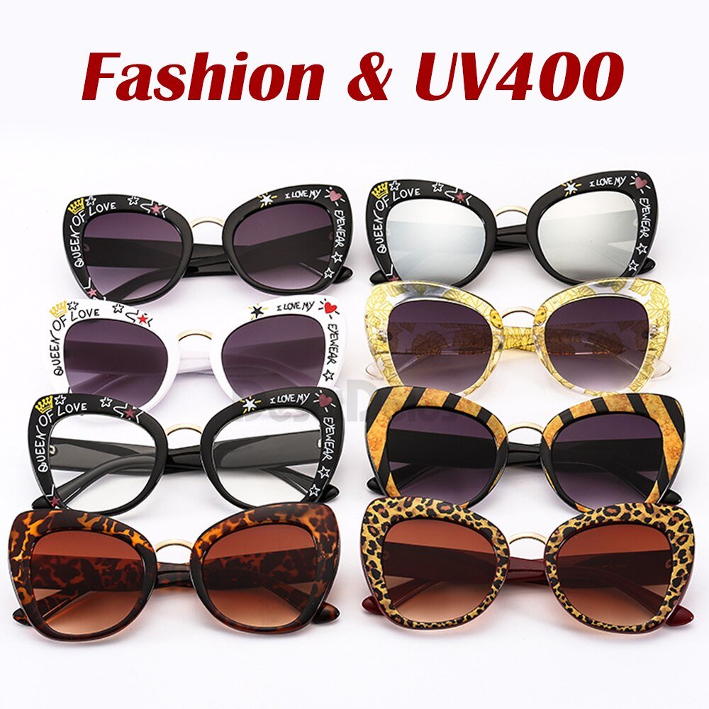 Oversized Brand Designer Big Frame Vintage Leopard Print Sunglasses - Image 5