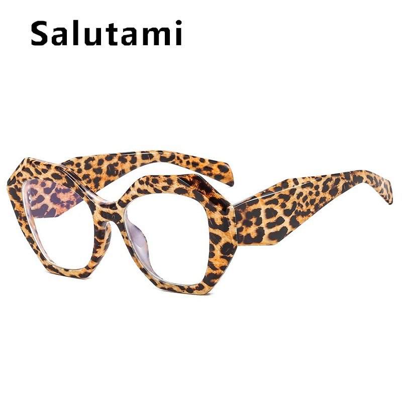 Polygon Square Eyeglasses For Women Vintage Frame - Image 4