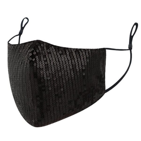Leopard Sequin Mask For Women - Image 2